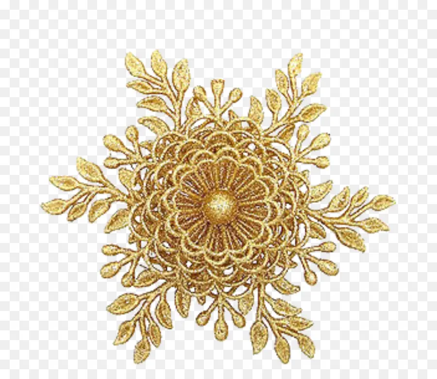 Flor Dorada，Ornamento PNG