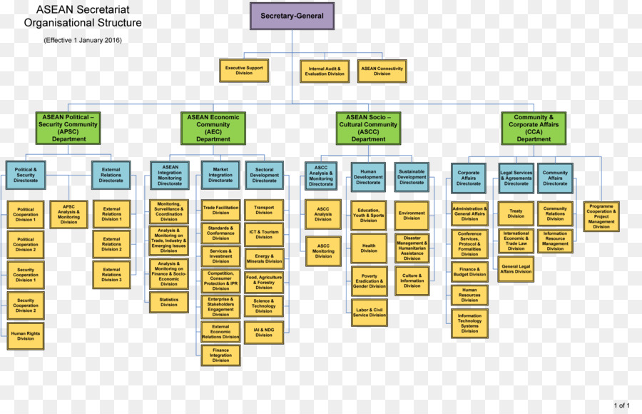 El Sudeste De Asia，Estructura De La Organización PNG