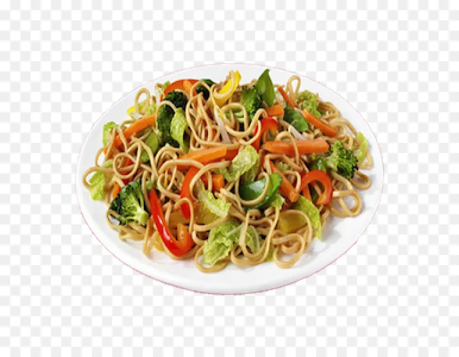 Chow Mein，Los Fideos Fritos PNG