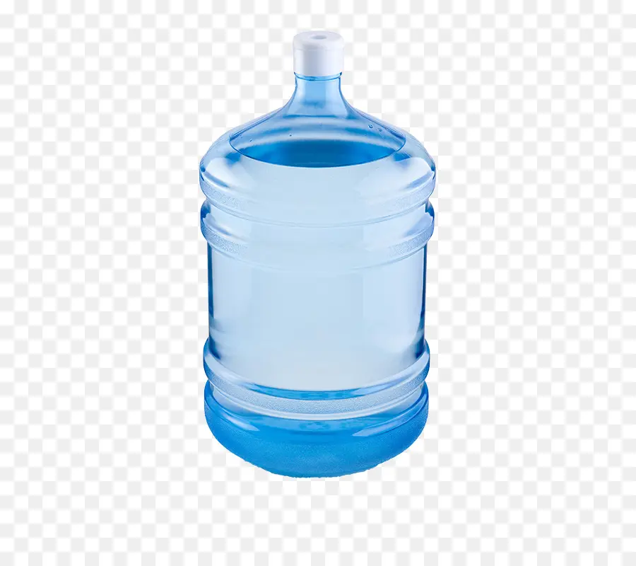 Botella De Agua，Azul PNG