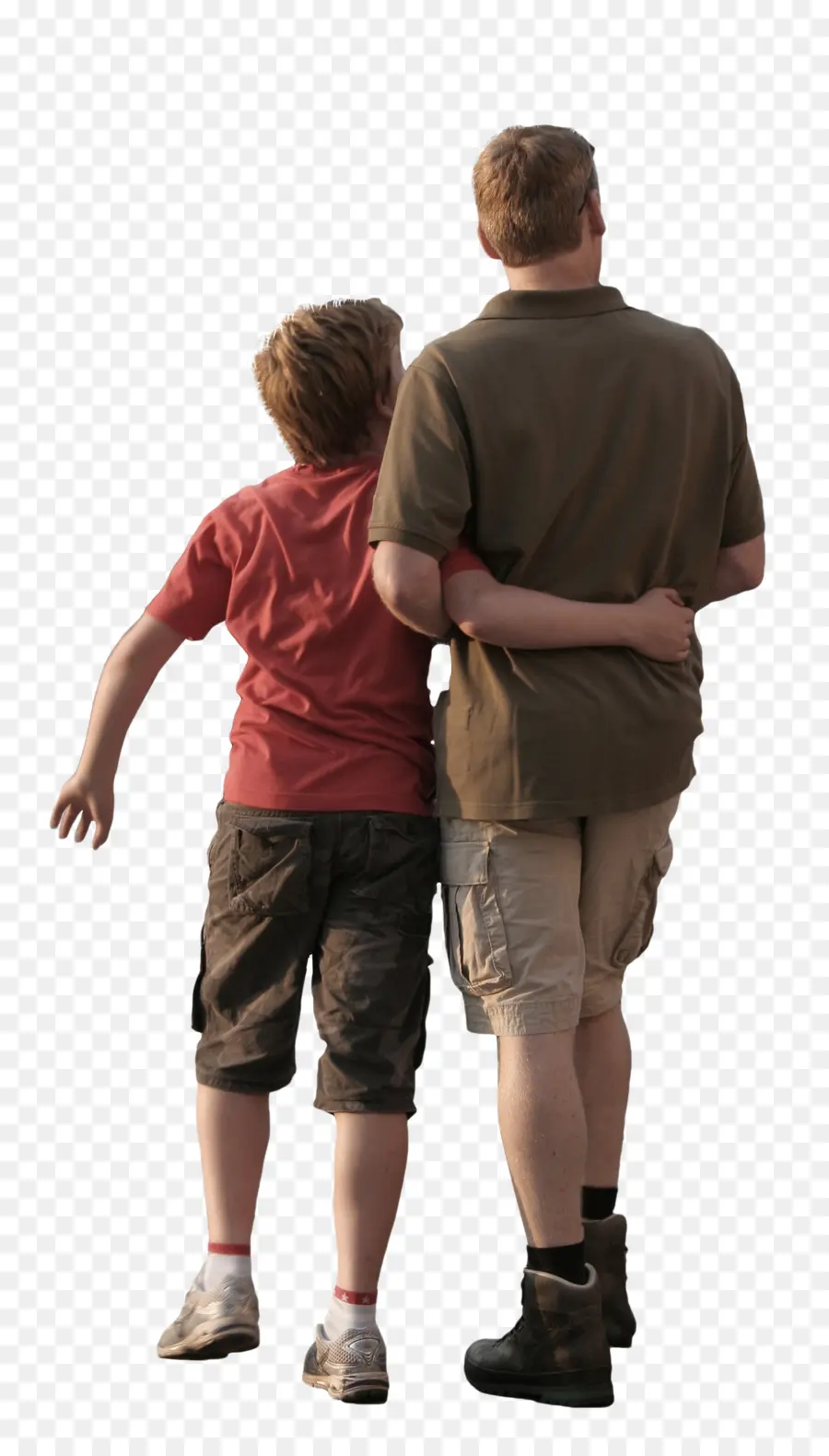 Padre E Hijo，Caminando PNG