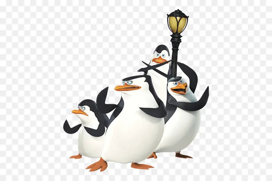 Pingüinos，Dibujos Animados PNG