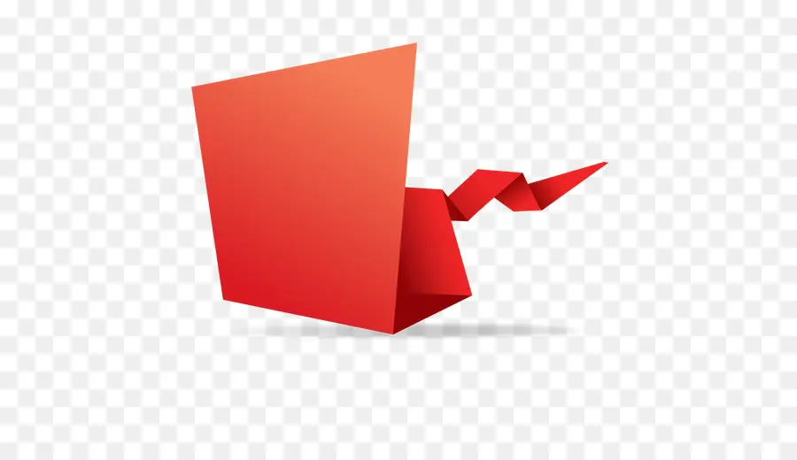 Origami Rojo，Papel PNG