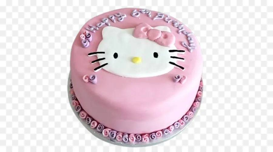 Pastel De Cumpleaños，Hello Kitty PNG