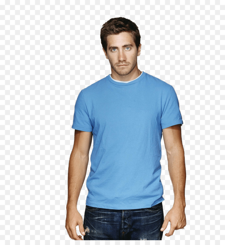 Hombre De Camisa Azul，Casual PNG