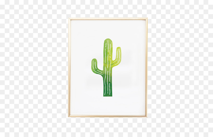 Ilustración De Cactus，Verde PNG