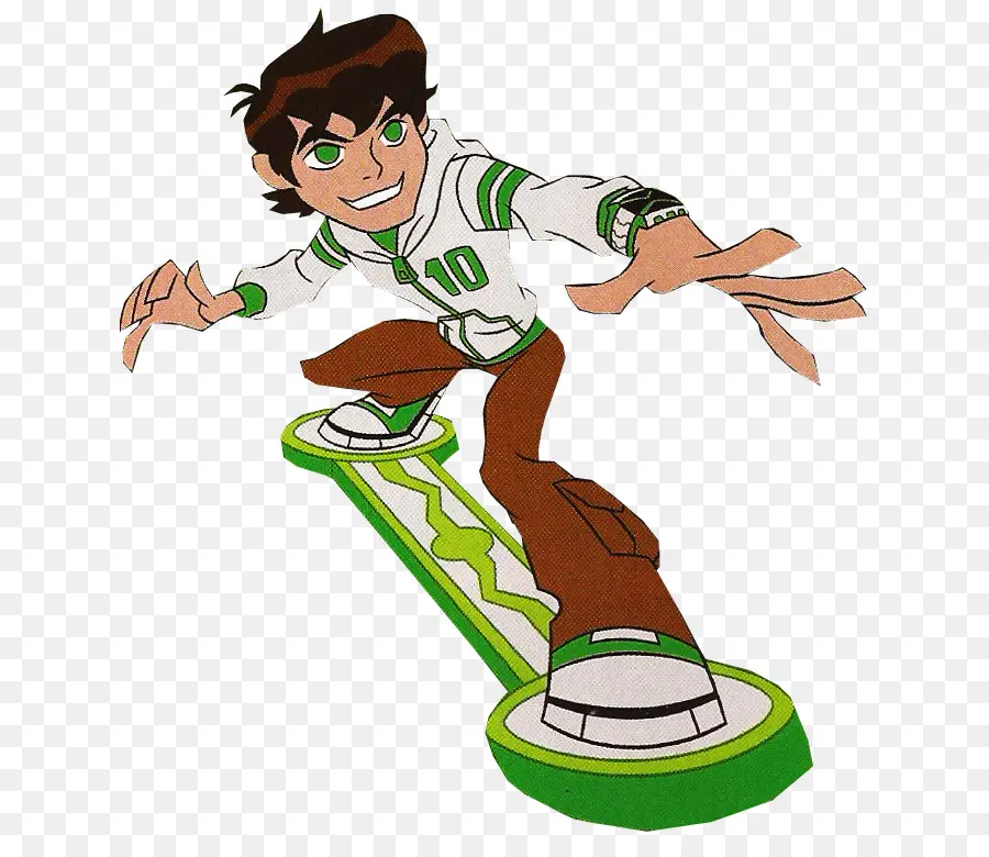 Niño De Dibujos Animados En Hoverboard，Aerotabla PNG