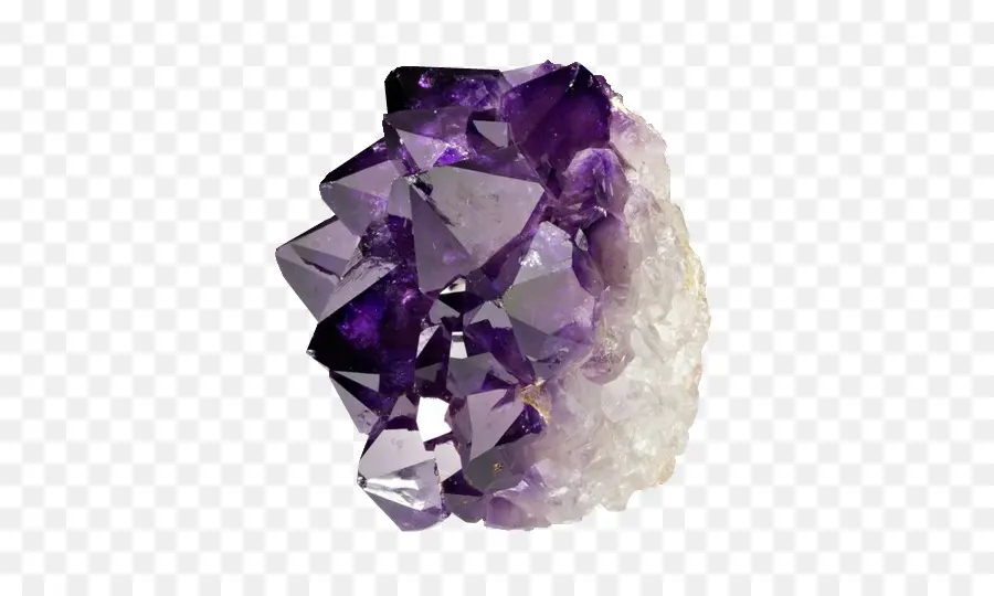 Amatista，Cristal Púrpura PNG