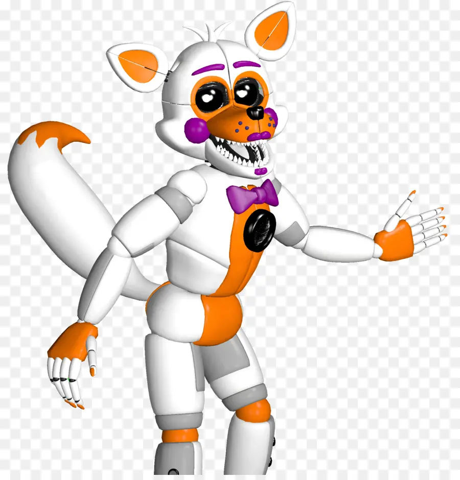 Animatrónico Blanco Y Naranja，Animatrónico PNG