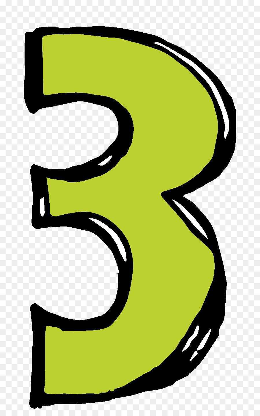 Numero 3，Dígito PNG