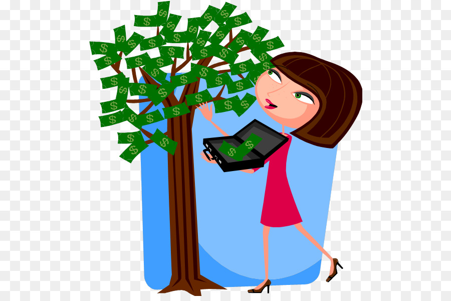 árbol Del Dinero，Mujer PNG