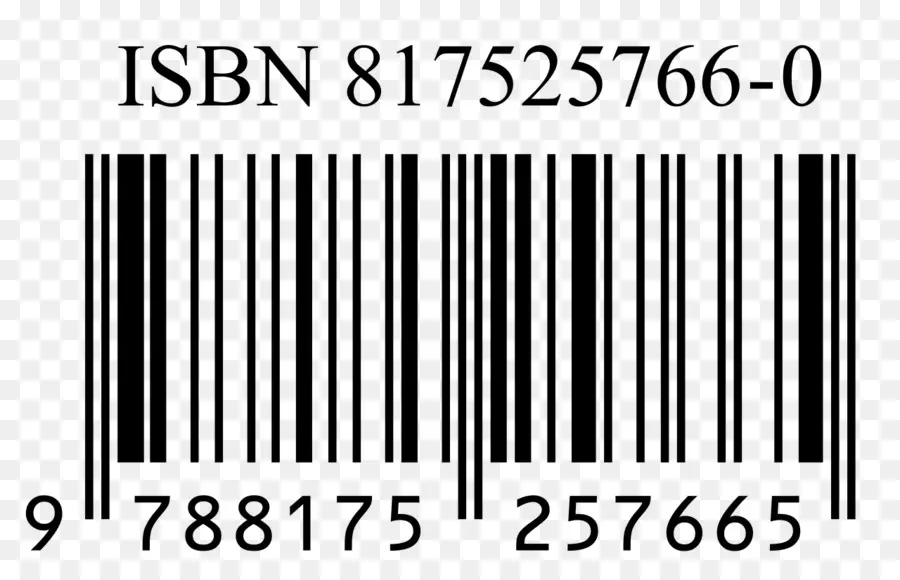 International Standard Book Number，Código De Barras PNG