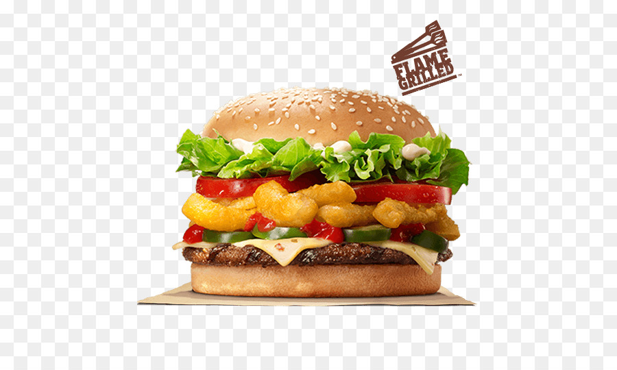 Whopper，Hamburguesa Con Queso PNG