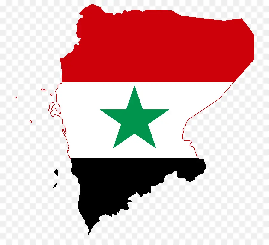 Mapa De La Bandera De Siria，Siria PNG