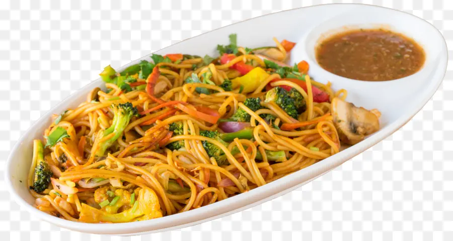 Chow Mein，Los Fideos Fritos PNG