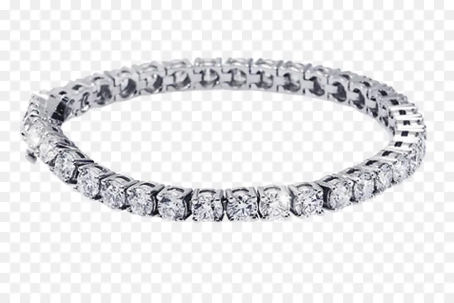 Pulsera De Plata，Diamantes PNG