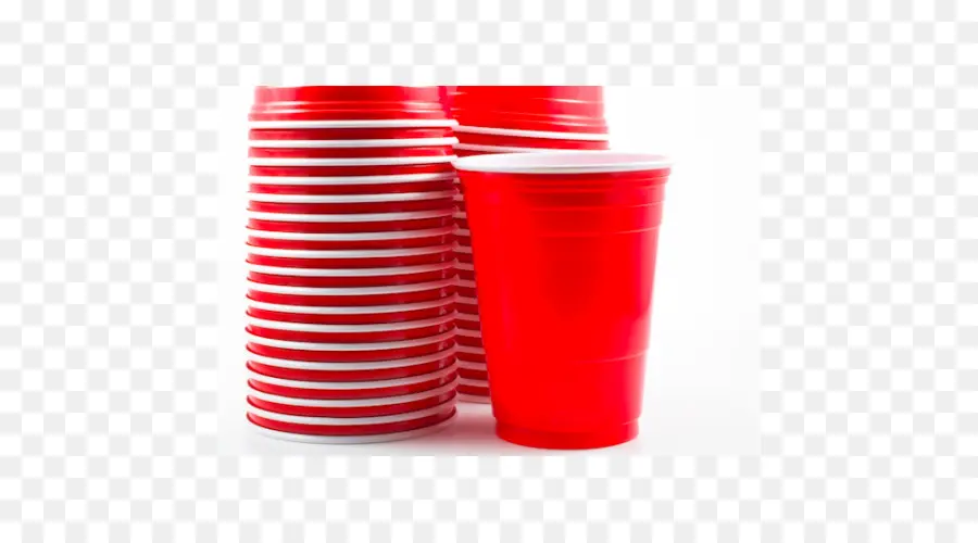 Vasos De Plastico Rojos，Fiesta PNG