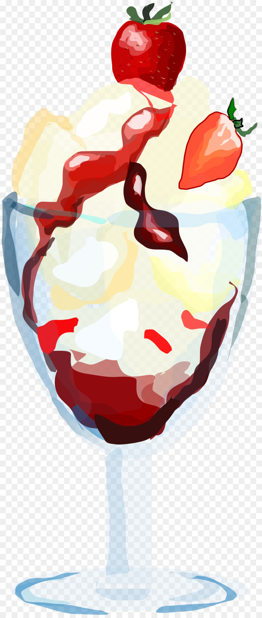 Helado，Sundae PNG