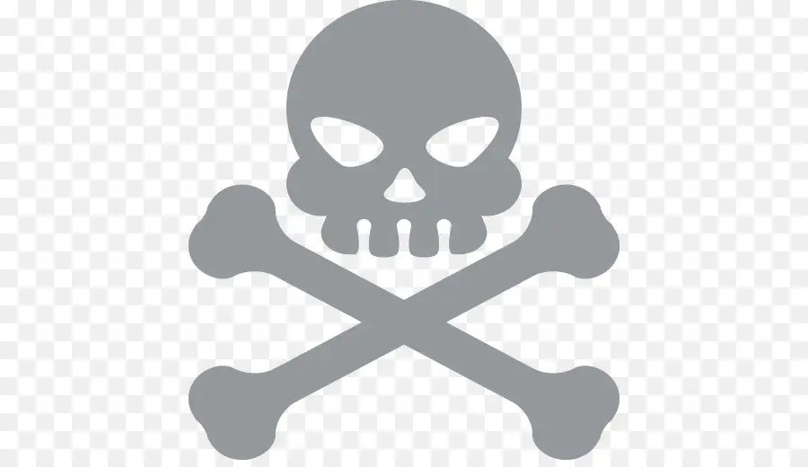 Emoji，Cráneo Y Bandera Pirata PNG