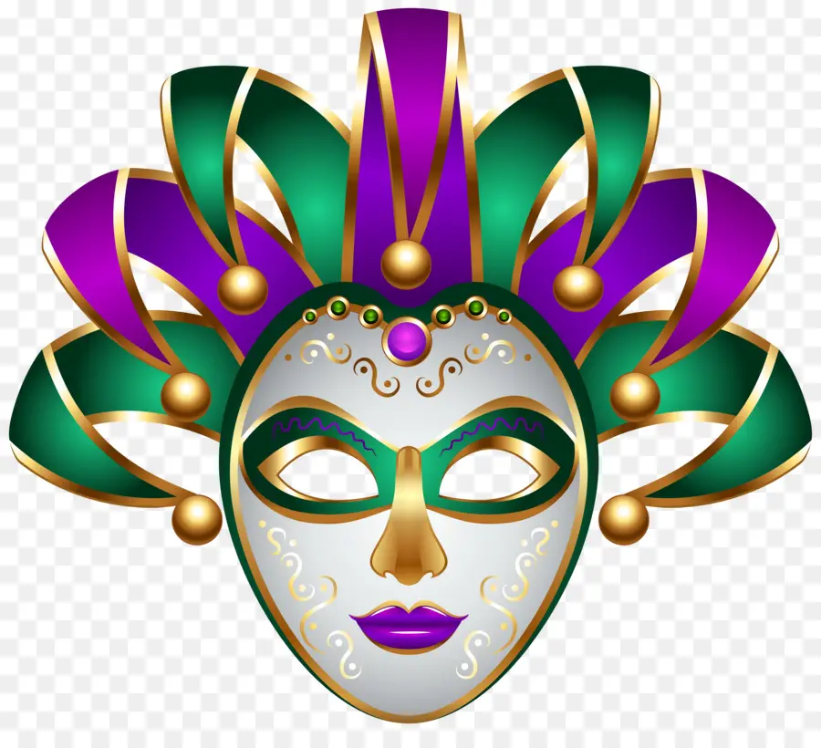 Mardi Gras En Nueva Orleans，Máscara PNG