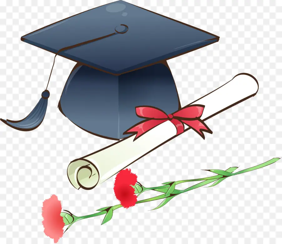 Gorro De Graduación Y Diploma，Sombrero PNG