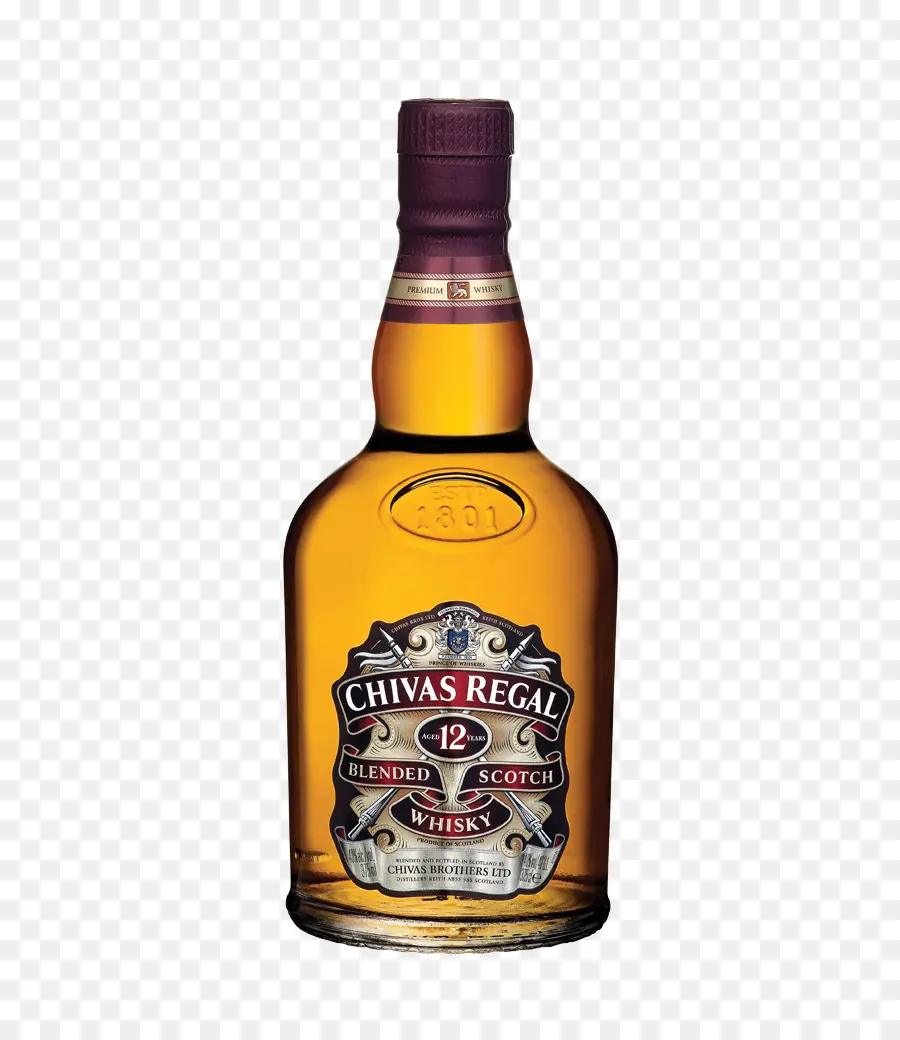 Whisky Escocés Chivas Regal，Botella PNG