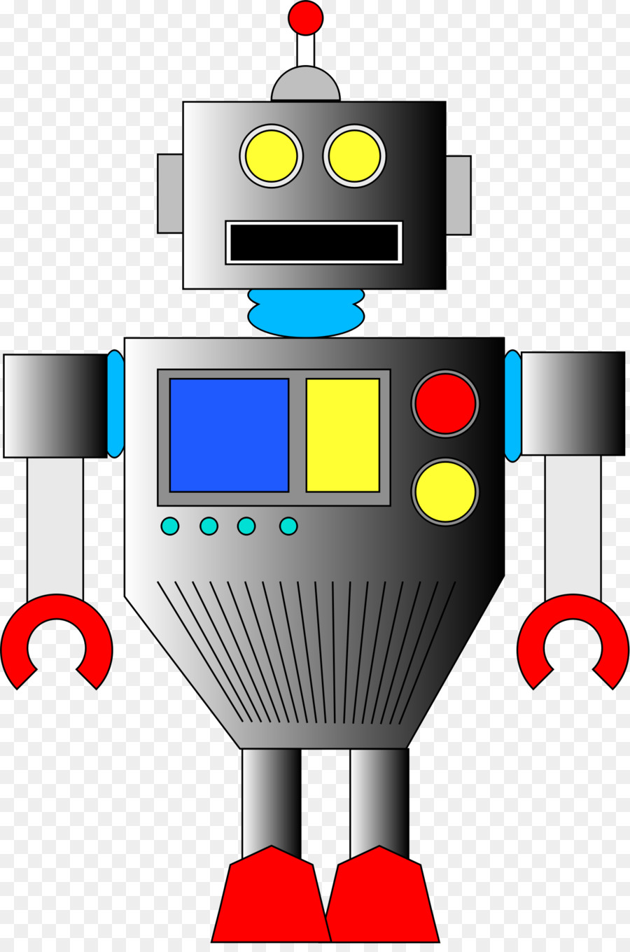 Robot，Rurple PNG