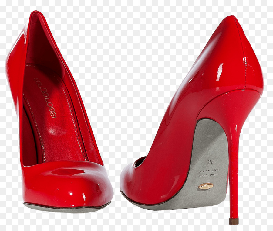 Tacón Alto Rojo，Zapato PNG