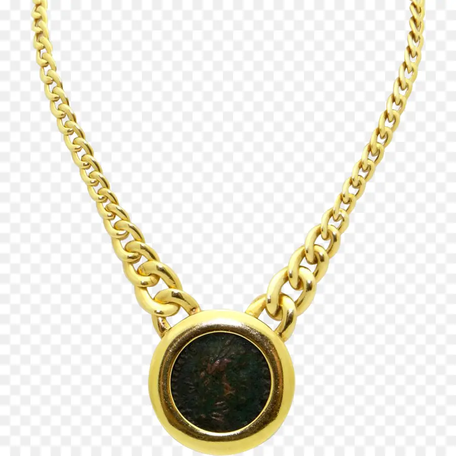 Collar De Cadena De Oro，Colgante PNG