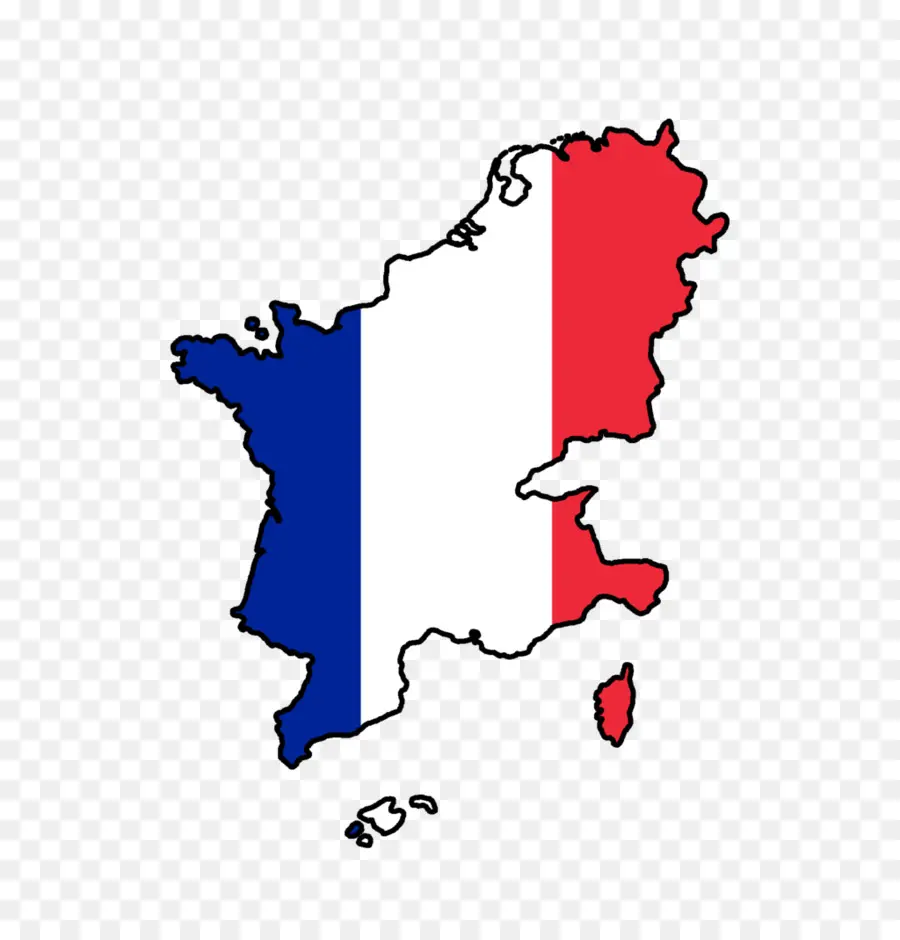 Francia，Mapa PNG