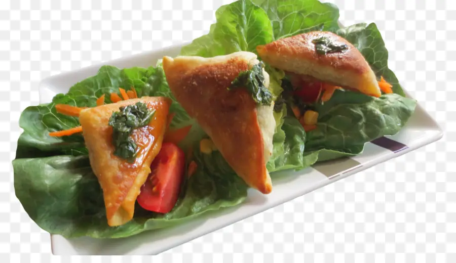 Samosa，Cocina Vegetariana PNG