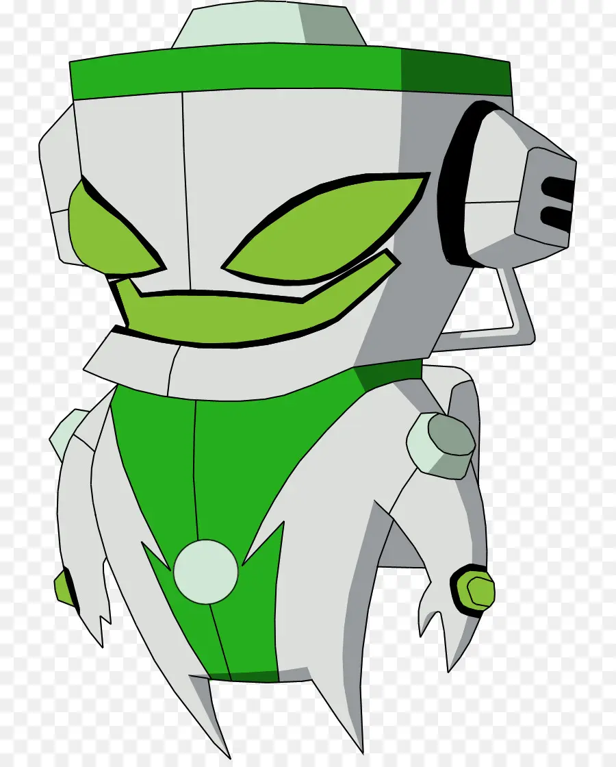 Robot Verde，Dibujos Animados PNG