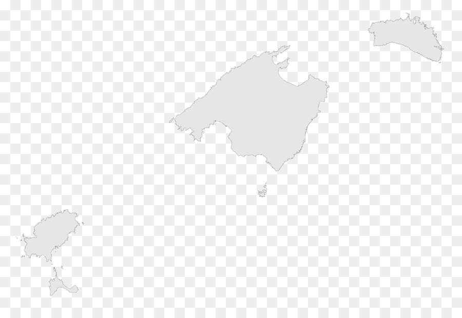 Islas Baleares，En Blanco Y Negro PNG