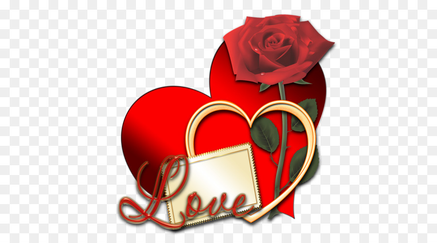 Corazón Rojo Y Rosa，Enamorado PNG