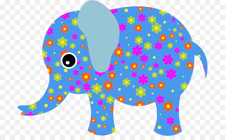 Elefante，Flor PNG