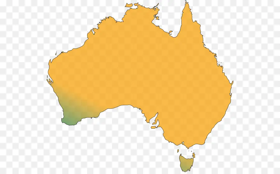 Mapa De Australia，País PNG