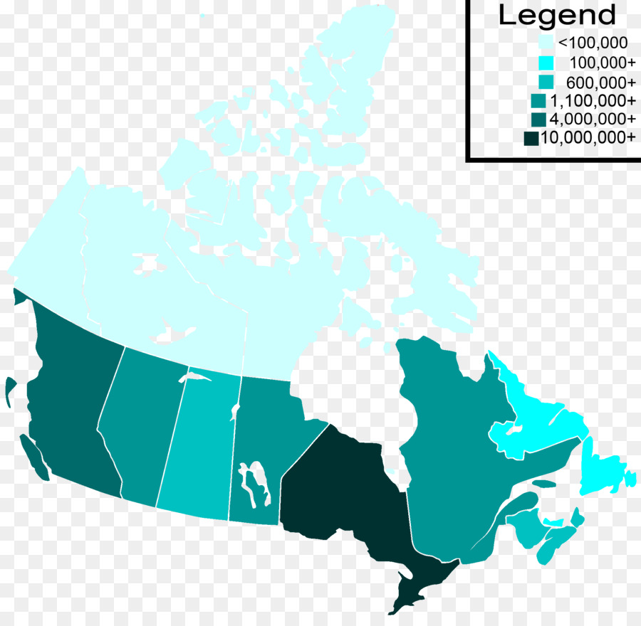 Canadá，Mapa PNG