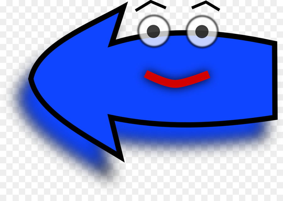 Flecha Azul Con Cara，Dibujos Animados PNG