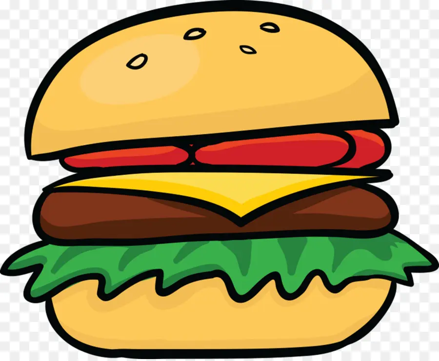 Hamburguesa，Hamburguesa Con Queso PNG