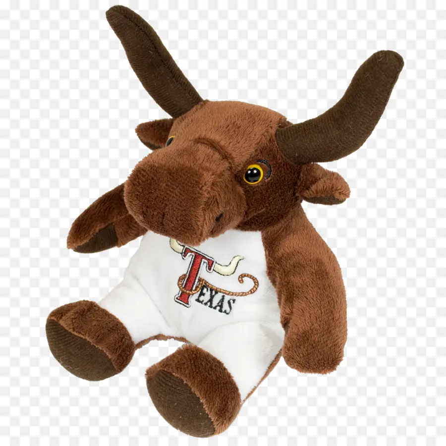 Longhorn De Peluche Marrón，Animal De Peluche PNG