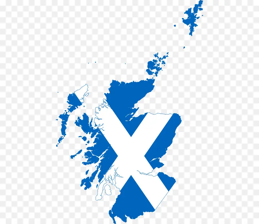 Mapa De Escocia，Bandera PNG