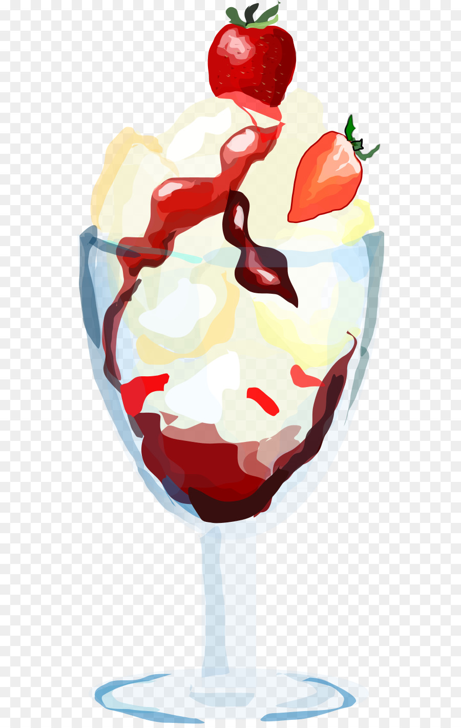 Helado，Sundae PNG