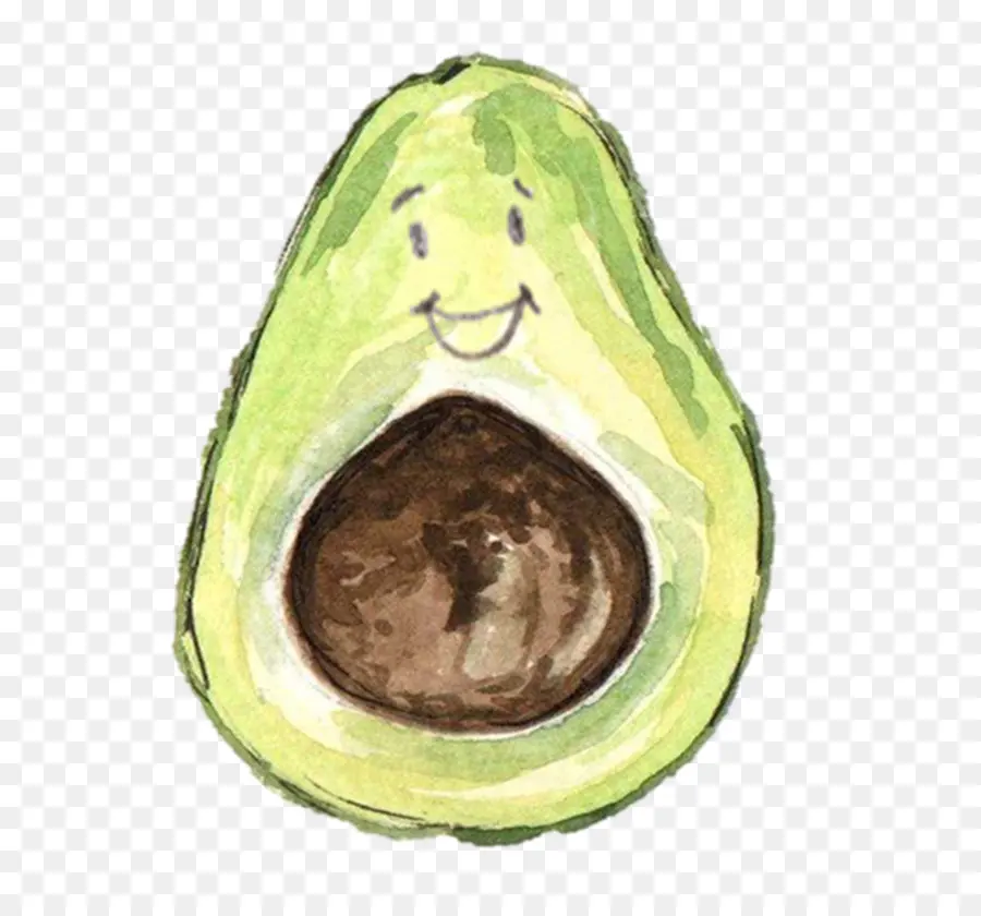 Aguacate，Pintura A La Acuarela PNG