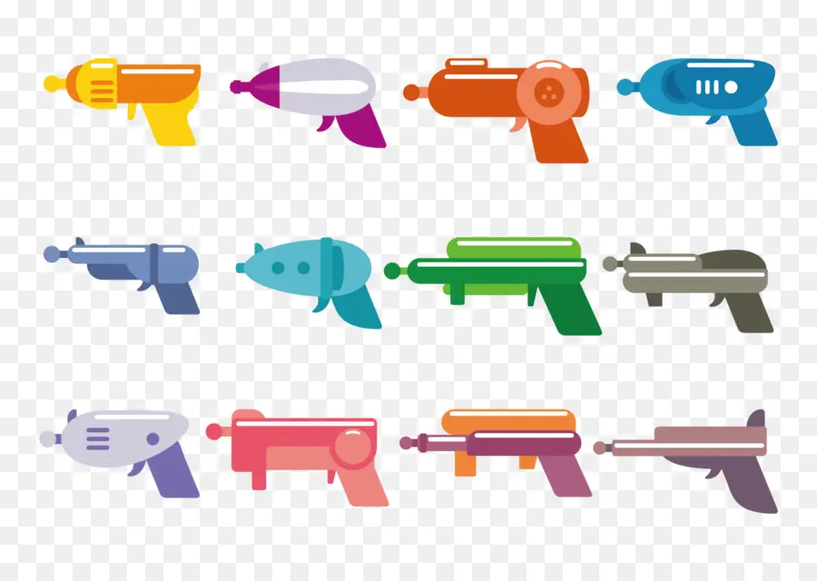 Pistolas De Juguete，Vistoso PNG