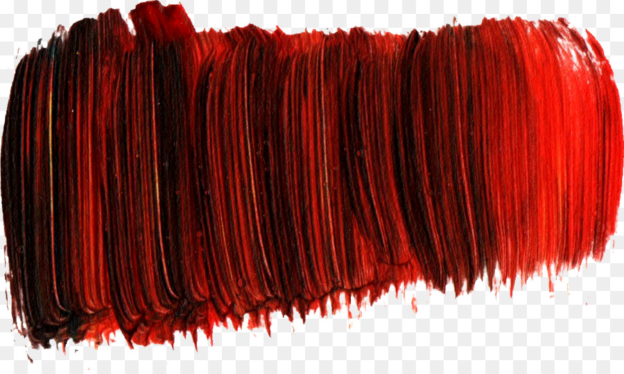 Trazo De Pintura Roja，Cepillar PNG