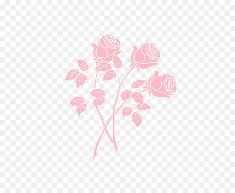 Rosas Rosadas，Ramo PNG