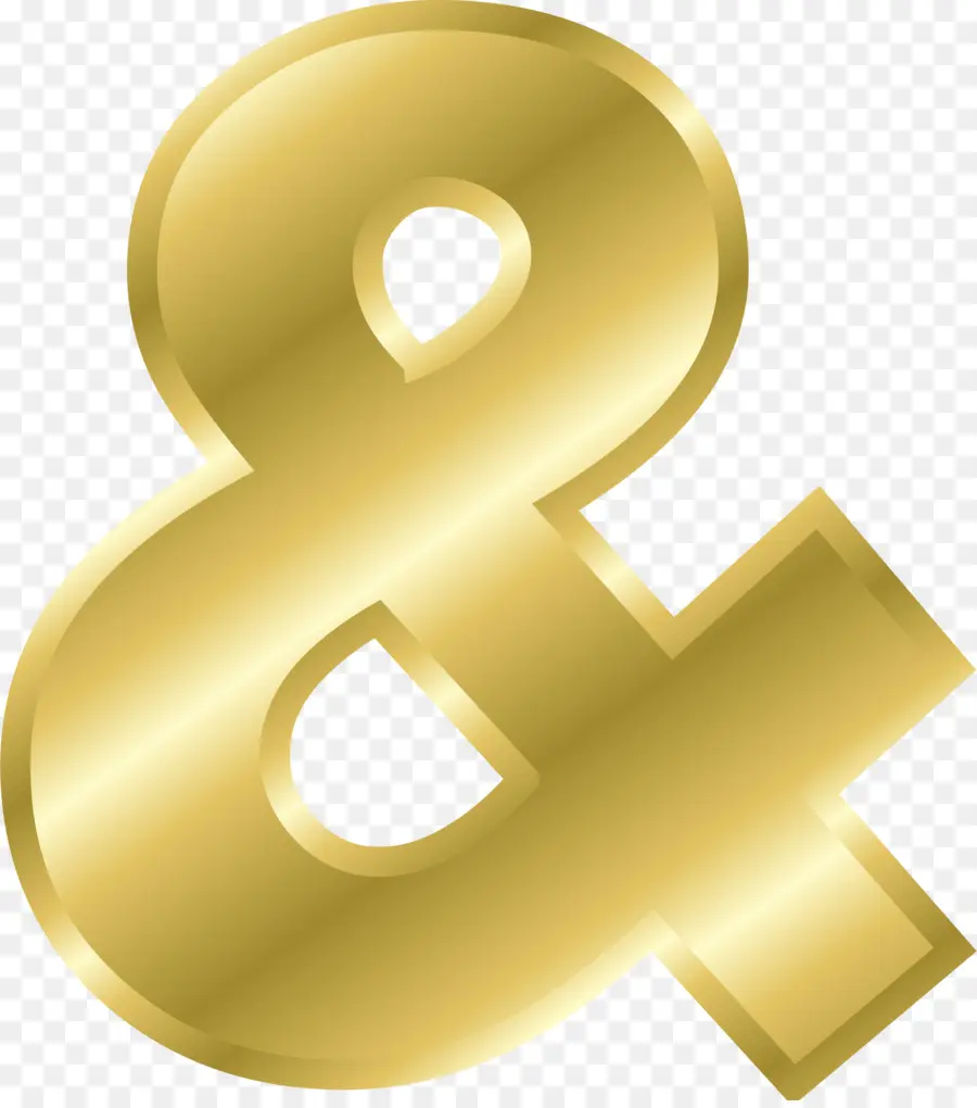 Ampersand，Oro PNG