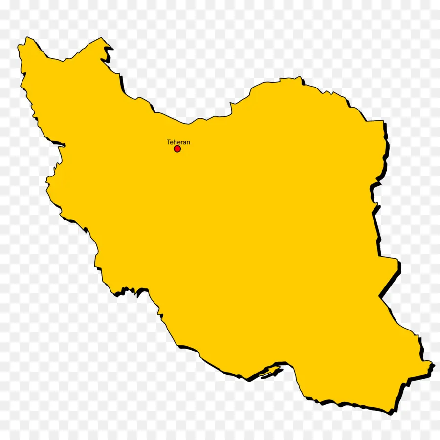 Mapa Amarillo，Teherán PNG