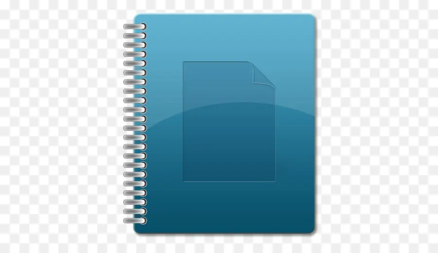 Cuaderno Azul，Espiral PNG