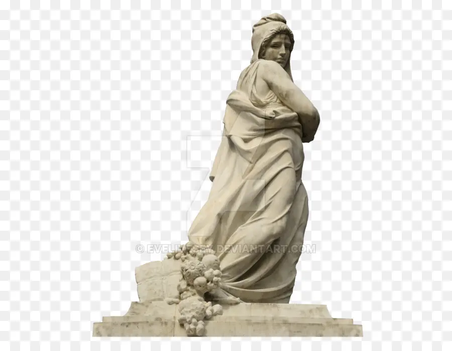 Estatua De Mujer，Drapeado PNG